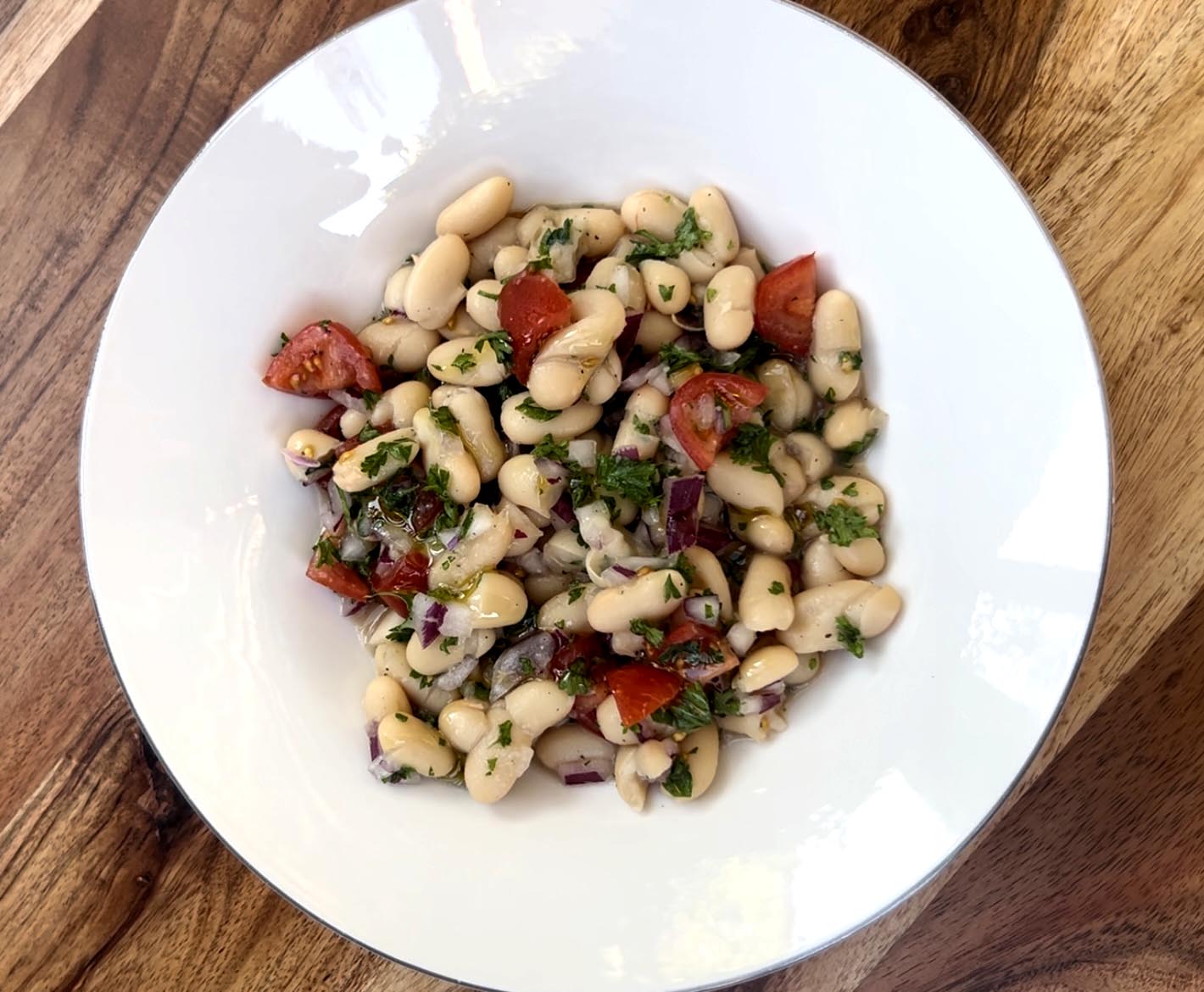 15 Minute Tuscan Bean Salad